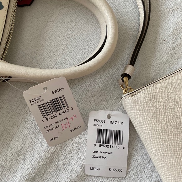 NWT Coach Bag and Wallet Set